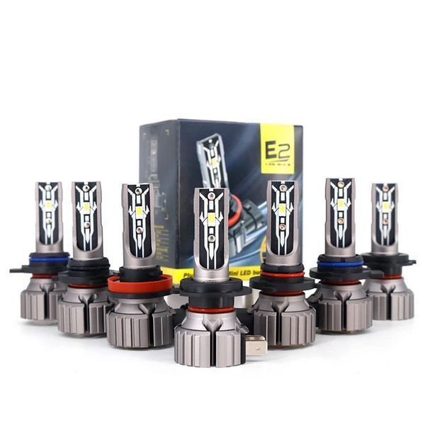 Светодиодные LED лампы HB3 9005-5000 lm 12v 20w автомобильные комплект 2шт Е2-HB3 фото
