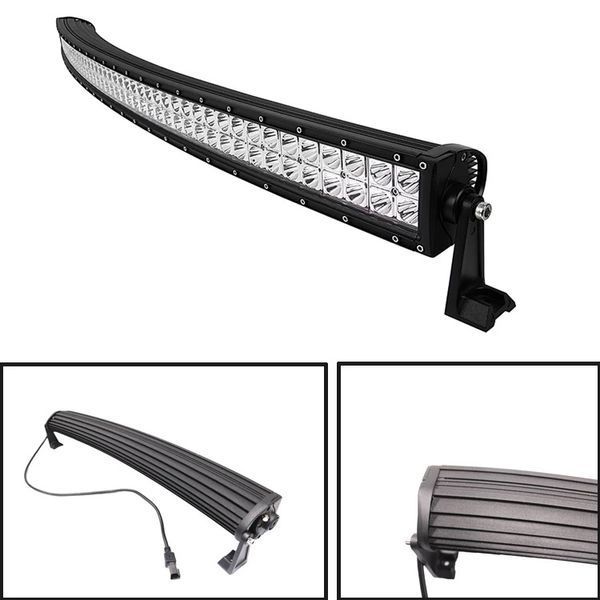 Панорамная LED БАЛКА, на кенгурятник, на крышу (56СМ) 120ВТ (СВЕТОДИОДЫ 3W X40ШТ) боковой крепеж 120W Pro Дуга  фото