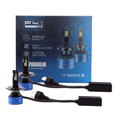 Автомобильные LED лампы Н4 32 000 lm, Светодиодные лампы H4 200W, Авто лампа H7 9-80V Р41-Н4 фото