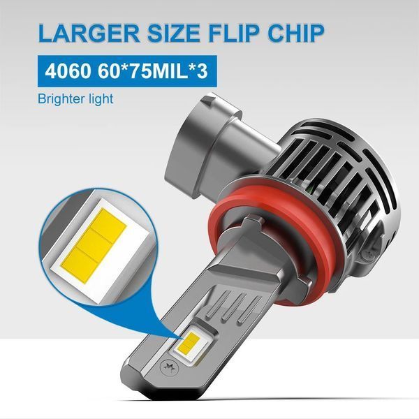 Світлодіодні LED лампи NAOEVO V05 H7 12000 Lm 100W. Led лампа H7 NaoEvo V05 - H7 фото