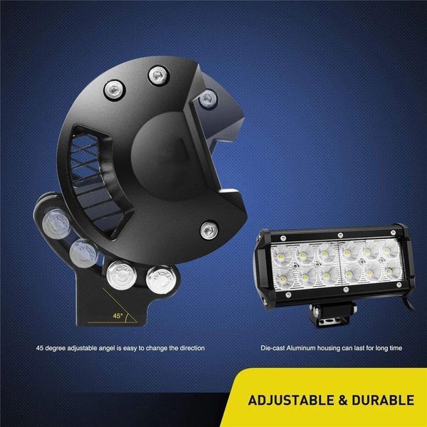 Світлодіодні Led фари 12-24V 36W 6000K Spot LED (лід) прямокутні фари на авто, трактор, мото 36W Spot фото
