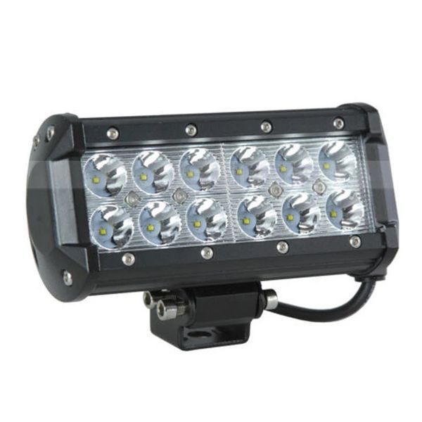 Світлодіодні Led фари 12-24V 36W 6000K Spot LED (лід) прямокутні фари на авто, трактор, мото 36W Spot фото