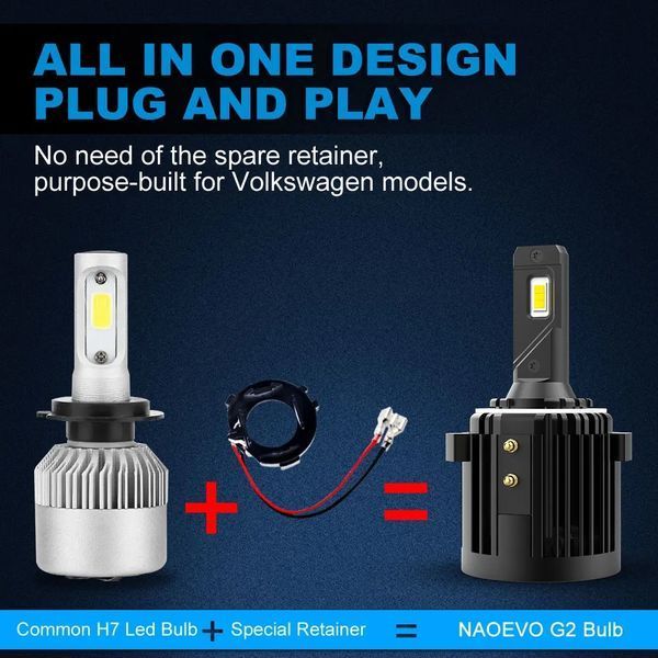Світлодіодні LED Лампи H7 ДЛЯ VW (VOLKSWAGEN) VW фото