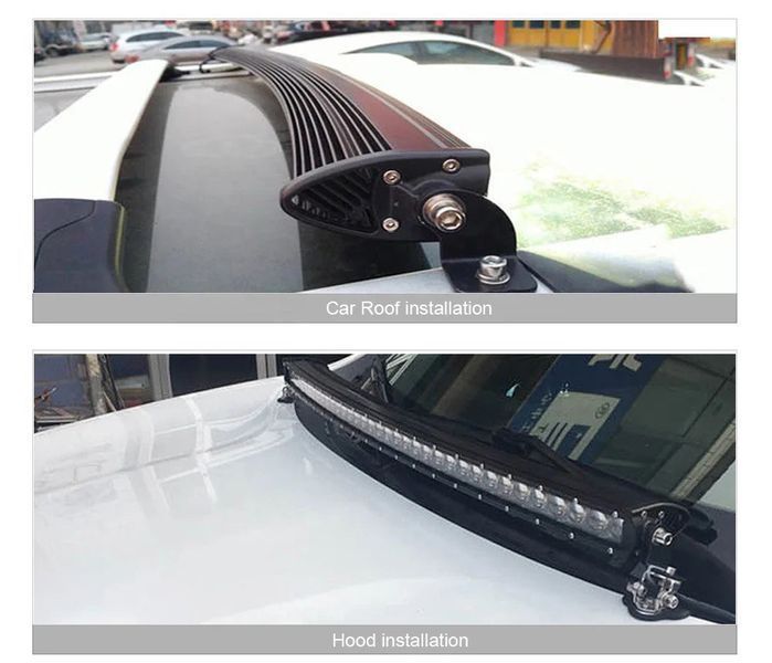 Светодиодная LED Фара Балка Панорамная 150W 8D линза-85cm 150W 8D Pro Дуга 850mm фото