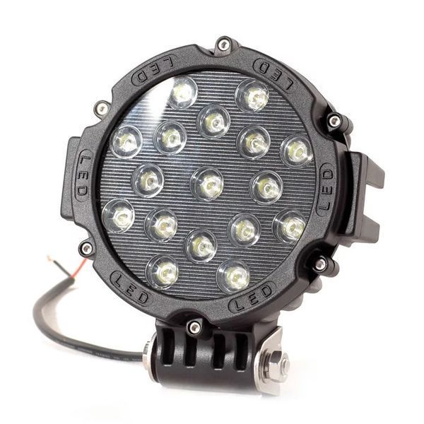 Дополнительные светодиодные фары LED 103-51W PRO круглые дальний свет 51W Pro BL фото