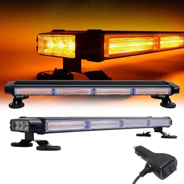 Стробоскоп-мигалка на дах Балка LED 127см, 12/24v жовтий помаранчевий Страбаскоп 127 фото