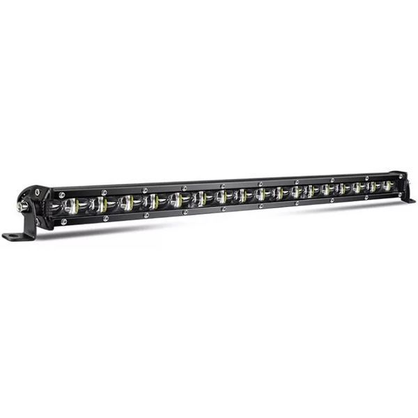 Светодиодная фара Балка Led 72 ват 66 см однорядная с линзой 6D OSRAM 660 х 29 х 45 мм 6D-72W Spot 660 mm фото