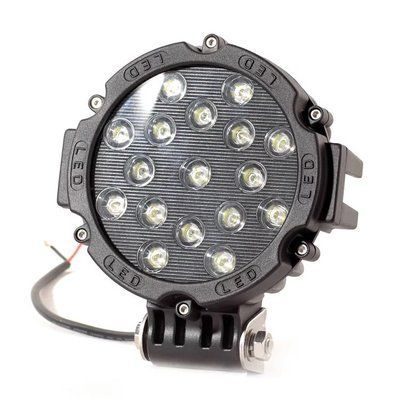 Дополнительные светодиодные фары LED 103-51W круглые дальний свет 51W BL/RED фото