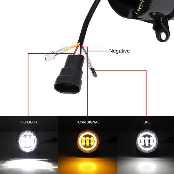 ПРОТИВОТУМАННЫЕ LED ФАРЫ DAF XF105, CF65, CF75, CF85, LF45, LF55 БЕЛЫЕ (45ВТ) + ХОДОВЫЕ ОГНИ Ptf Daf Drl фото