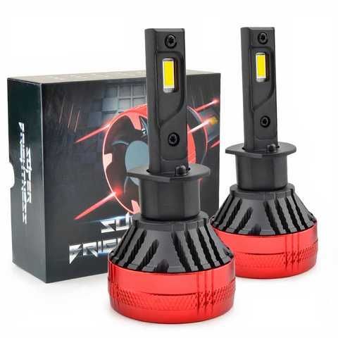 Купить ЛЕД лампы F5 H1 10000Lm. Светодиодная LED ламп H1 55W 9-32V
