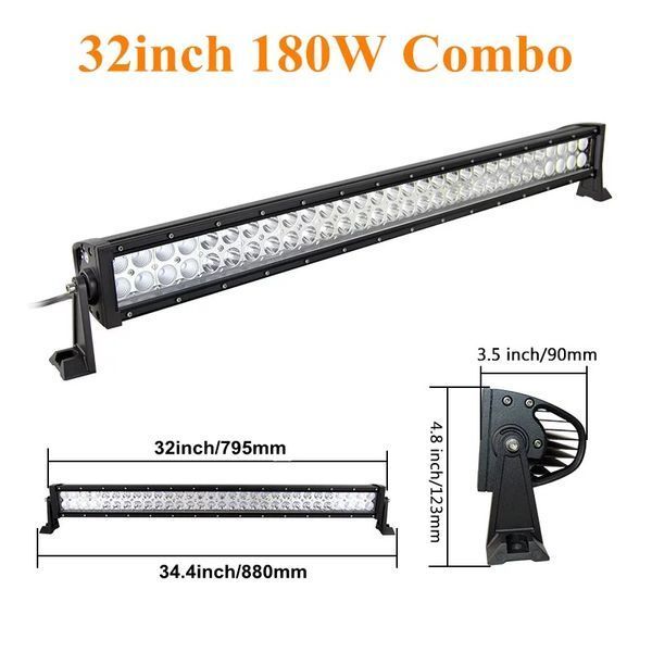 Фара светодиодная LED балка 180W Combo Led Bar-180W S+F Pro фото