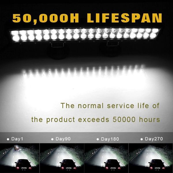 Світлодіодна LED балка люстра на дах авто 180W Spot дальнє світло (світлодіоди 3w х60шт) 81см Led Bar-180/S фото