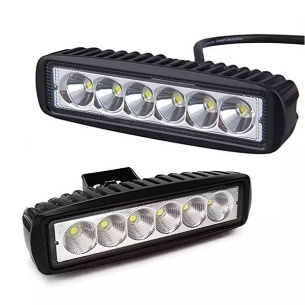 Світлодіодна фара AllLight 18W 6chip EPISTAR 9-30V 6000K (2шт) AL1 18W Spot фото