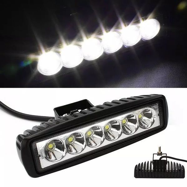 Світлодіодна фара AllLight 18W 6chip EPISTAR 9-30V 6000K (2шт) AL1 18W Spot фото