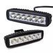Світлодіодна фара AllLight 18W 6chip EPISTAR 9-30V 6000K (2шт) AL1 18W Spot фото 3