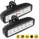 Світлодіодна фара AllLight 18W 6chip EPISTAR 9-30V 6000K (2шт) AL1 18W Spot фото 6