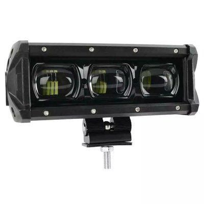 Світлодіодна LED балка люстра на дах авто 30W Black Line 6D 200*70*75 мм. 9D-30W 200 mm фото